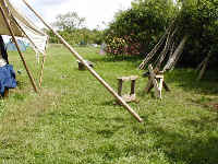 saw-horse and part of field